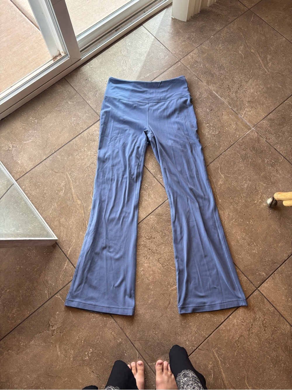 lululemon athletica Dusty Blue Boot-Cut Yoga Pants
